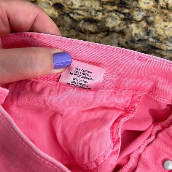 J Brand Pink High Rise Skinny Leg Jeans Size 32 - Picture 5 of 9
